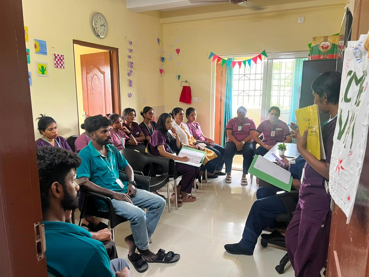 STRENGTHENING CARE THROUGH LEARNING: WEEKLY STAFF TRAINING